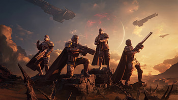 Helldivers 2 Epic Battle Scene, video game, Helldivers 2 HD wallpaper
