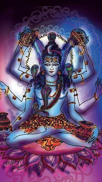 Lord Shiva Live, Lord Shankar, Beautiful Painting HD phone wallpaper
