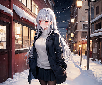 AI Art, Anime, girl, anime girl HD wallpaper