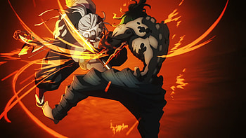 Kimetsu no Yaiba, Demon Slayer: Kimetsu no Yaiba, Tengen Uzui, Gyutaro (Demon Slayer), Anime HD wallpaper