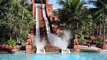 Water slide , Top backgrounds, Aquatic fun, Exciting rides HD wallpaper