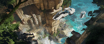 Arrival on Nova 7, Sci Fi, spaceship HD wallpaper