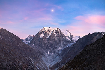 Snow Over Mountains , mountains, snow, nature HD wallpaper