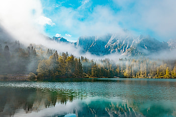 Landscape Itlay Forest Mist Mountains , landscape, forest, mountains, nature HD wallpaper