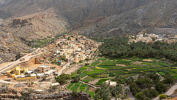 Oman travels, Balad Sayt oasis, Green paradise HD wallpaper