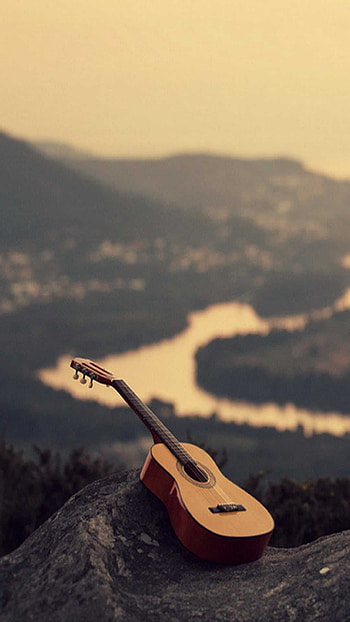 Sonic journey, Guitar virtuosity, Musical adventure, Harmonic wonders HD phone wallpaper