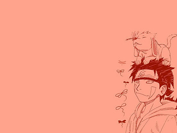 kiba and akamaru, dog, anime, kiba, naruto, akamaru HD wallpaper