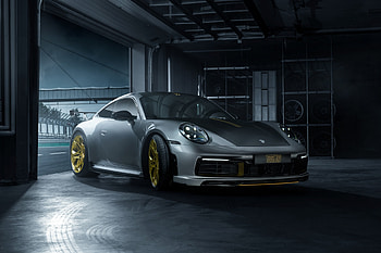 2019 car, Porsche 911 Carrera tech art HD wallpaper