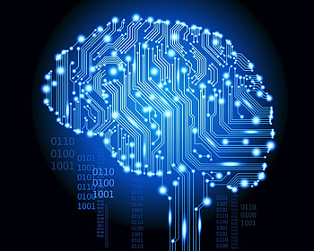 Technology, Binary, Brain, Light HD wallpaper
