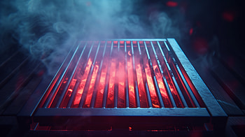 Hot Grill Smoke -, Grill, fire, cooking, smoke, barbecue HD wallpaper