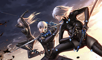 Asian Anime Warrior , artist, artwork, deviantart, warrior HD wallpaper