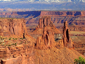 Canyonland, Island in the Sky, sky, canyon, rock, land HD wallpaper