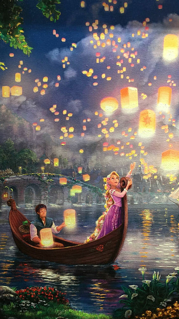 Tangled, Disney's top , Majestic Disney backgrounds, Fairytale magic HD phone wallpaper