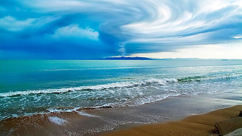 Seascape, Beach, Waves, Ocean HD wallpaper