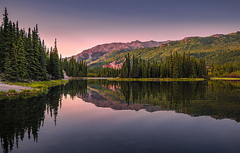 Lake Reflection, nature, reflection, water, lake HD wallpaper