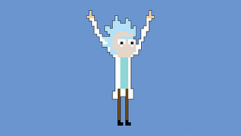 Rick 8 Bit Pixel, rick, rick-and-morty, animated-tv-series, tv-shows, 8-bit, artwork HD wallpaper