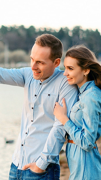 Love Story, Happy Couple HD phone wallpaper