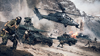 video game, Battlefield 6, war, tank, helicopter HD wallpaper