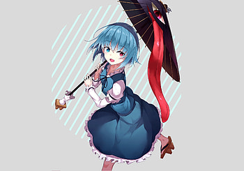 Cute, Kogasa Tatara, touhou, umbrella HD wallpaper