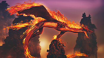 Dragon Fire , dragon, fire, artist, artwork, digital-art HD wallpaper