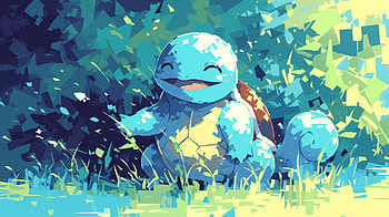 Charming Squirtle Pokémon, Pokemon, Squirtle (Pokémon), Digital Art, cute, cartoon HD wallpaper
