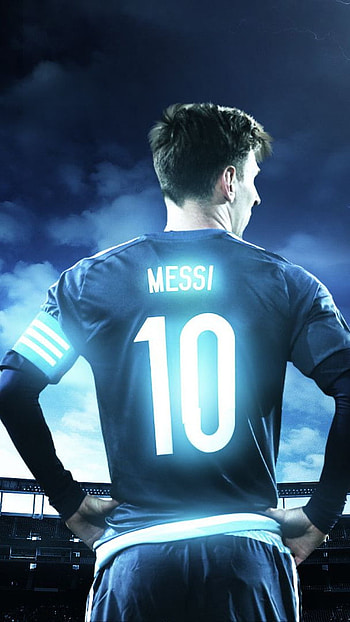 Messi 10, football player HD phone wallpaper