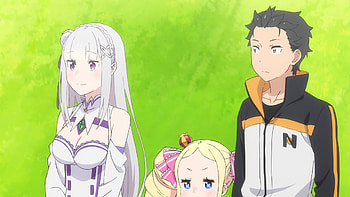Emilia, Beatrice, and Subaru, Anime, Re:Zero - Starting Life in Another World, Emilia (Re:ZERO), Beatrice (Re:ZERO), Subaru Natsuki HD wallpaper