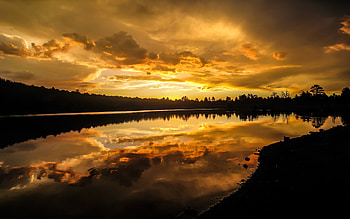 Kaibab Lake, nature, lake HD wallpaper