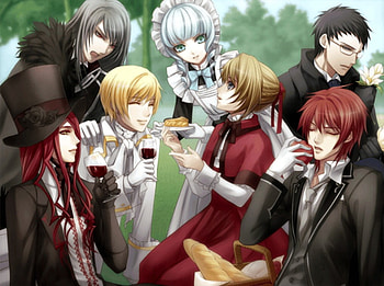 Will O' Wisp, emily, ignis, silver eyes, red eyes, red hair, long hair, dress, beauty, short hair, glasses, blue eyes, jack, food, hobblrdy, gyl, will o wisp, maid, anime, hanna, yellow hair, white hair, brown hair, golden eyes, will HD wallpaper