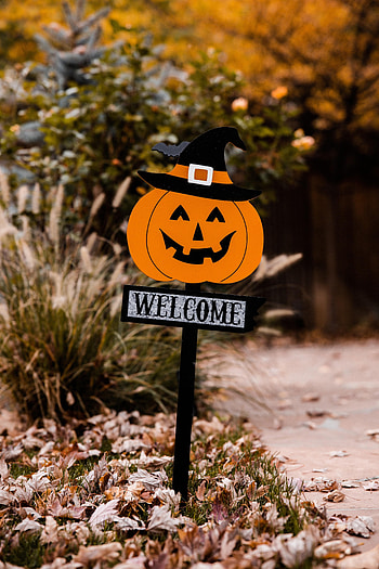 Halloween, Words, Inscription, Welcome HD phone wallpaper
