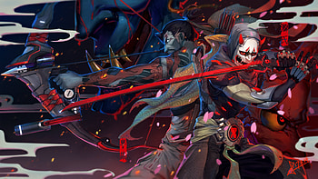 Genji y hanzo, Overwatch HD wallpaper