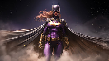 Batgirl Path, batgirl, superheroes, artwork, digital-art, ai HD wallpaper