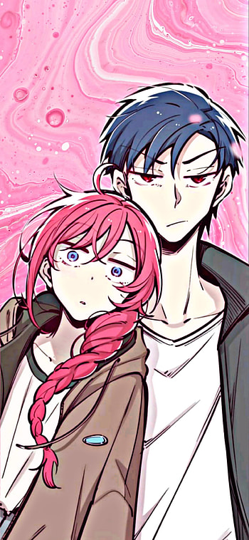 Anime Boy & Anime Girl, love, manhua, art, couple, anime_girl, anime_boy HD phone wallpaper