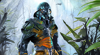 warrior, game, nature, warior, foret HD wallpaper