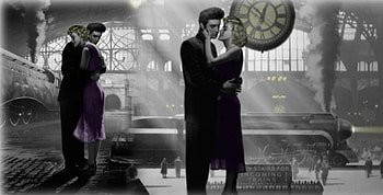 Time To Go, marilyn monroe, black and white, elvis presley, station, train HD wallpaper