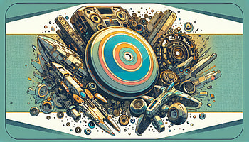 Frisbee Fusion: A Stunning Ultra, frisbee, futuristic, spacecraft, Digital Art, technology HD wallpaper