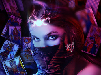 orcale 23, girl, lightness, dark, woman HD wallpaper
