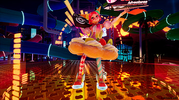Foamstars Game Neon Adventure, video game, Foamstars HD wallpaper