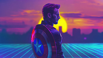 Captain America Protector Of The City, captain-america, superheroes, ai, artwork, digital-art HD wallpaper