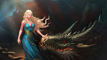Daenerys Targryen Got , daenerys-targaryen, tv-shows, game-of-thrones, artist, artwork, digital-art, artstation HD wallpaper