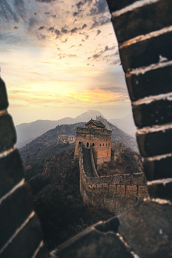 Nature, Architecture, Structure, Wall, China HD phone wallpaper