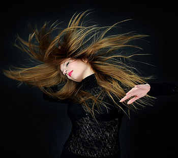 Long hair, music, dance, beautiful, girl, hair, woman, long HD wallpaper