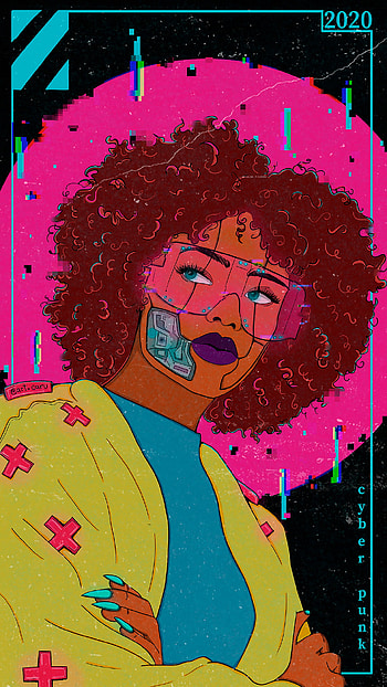 Cyborg girl, cyborg, glasses, cyberpunk, woman, artistic HD phone wallpaper