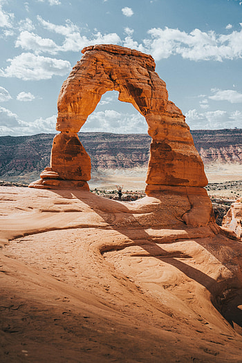 Rock, Miscellanea, Miscellaneous, Journey, Arch, Sandy HD phone wallpaper