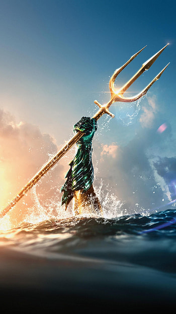 The Sacred Trident, Aquaman HD phone wallpaper