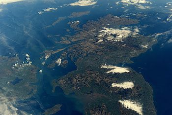 Scotland From Space, Earth, Scotland, Countries from space HD wallpaper