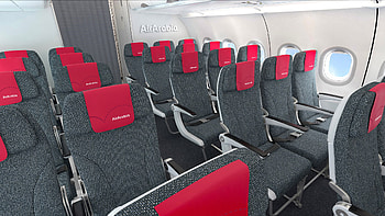 Air Arabia, New brand identity, A320 interior design HD wallpaper