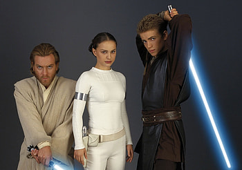 Anakin Skywalker, Ewan McGregor, Hayden Christensen, Natalie Portman HD wallpaper