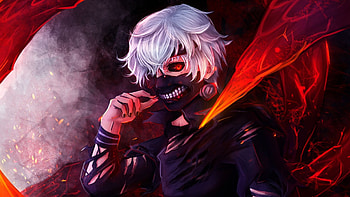Ken Kaneki, White Hair, Artwork HD wallpaper