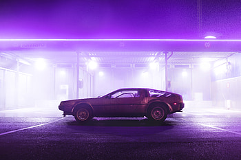 DMC DeLorean, car HD wallpaper
